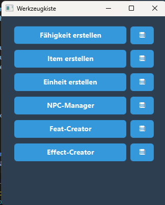 Modulare Creator-Auswahl in Dice and Screen